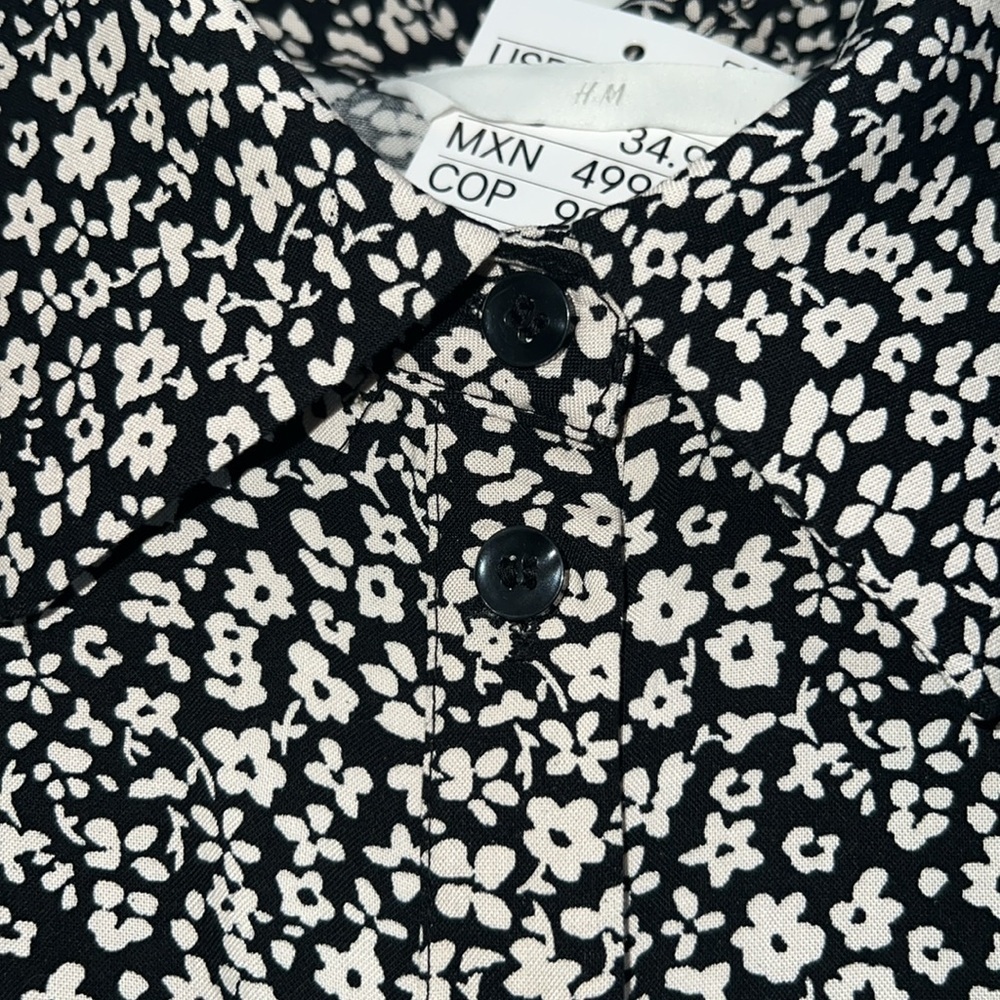 NWT H&M beautiful fall knee length dress - size small - Picture 3 of 10